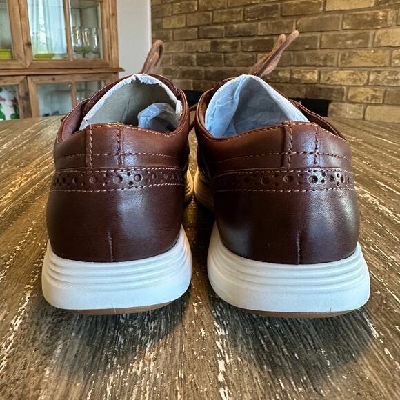 Cole Haan Grand OS Tour Wingtip Oxford Brown Leather Dress Shoes Men’s Size 12M main image 10